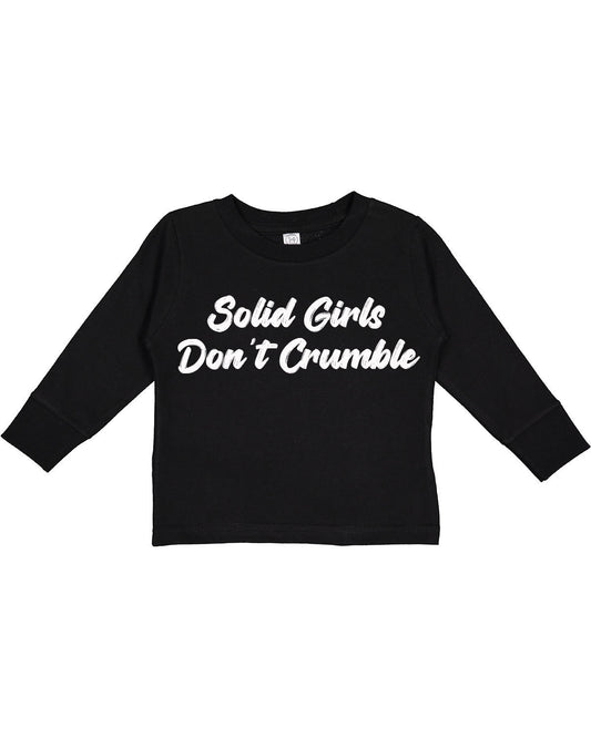 Black Toddler/Youth Long Sleeve "SWDC"